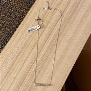 Henri Bendel pave pendant necklace